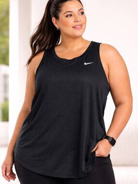 Nike Women's Dri-FIT Black Sleeveless Training Tank Top - Size 4X - NWT